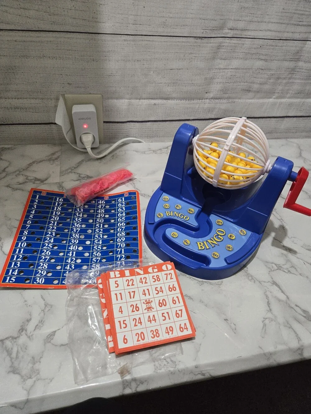 Full Bingo Cage Set